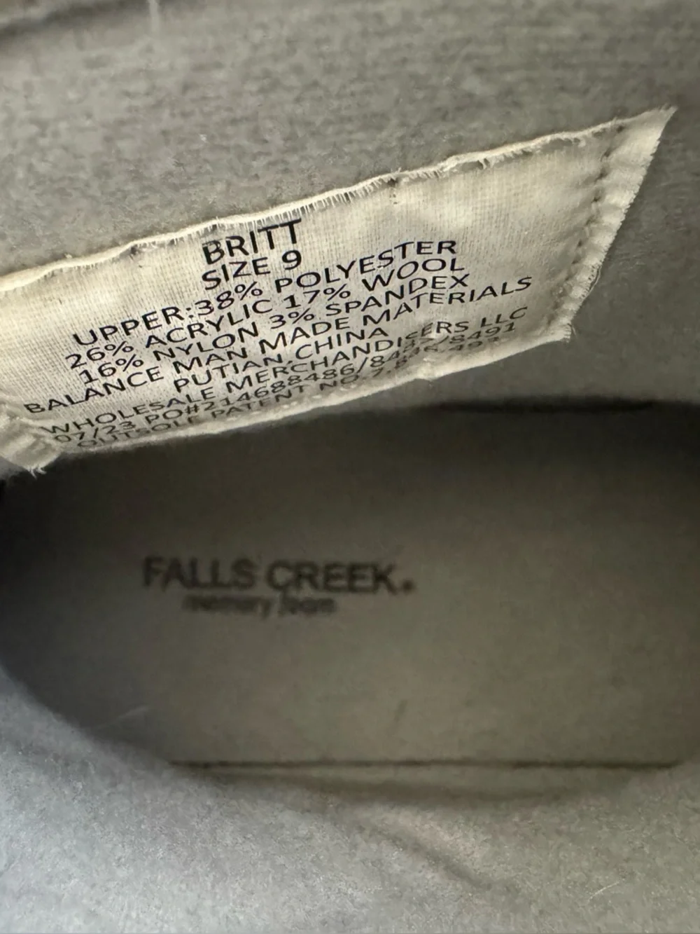 Falls Creek cozy knit